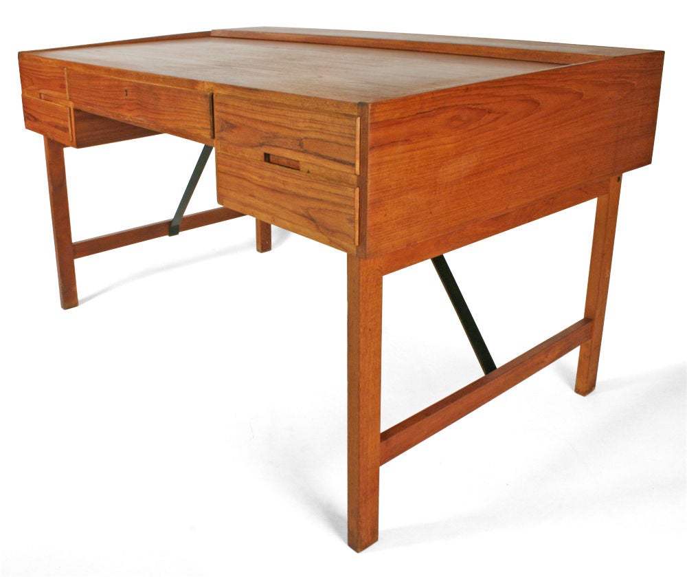 Danish Architect's Desk by Svend and Madsen at 1stDibs svend madsen desk, madsen desk
