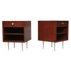 Pair of Thin Edge Nightstands by George Nelson Herman Miller