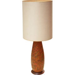 Lava Glaze Ceramic Table Lamp after Fantoni 12