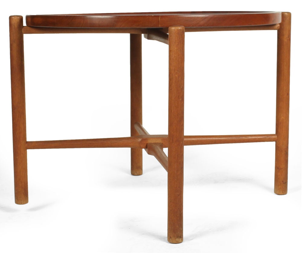 Scandinavian Modern Danish Knock Down Occasional Table by Hans J. Wegner for Andreas Tuck For Sale