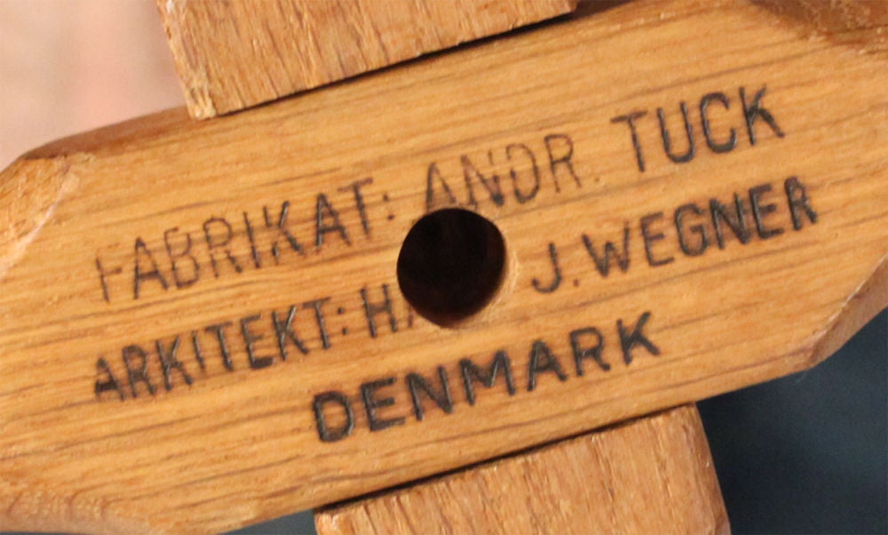 Mid-20th Century Danish Knock Down Occasional Table by Hans J. Wegner for Andreas Tuck For Sale