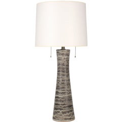 Tall Splayed Cone Ceramic Table Lamp by Design Technics