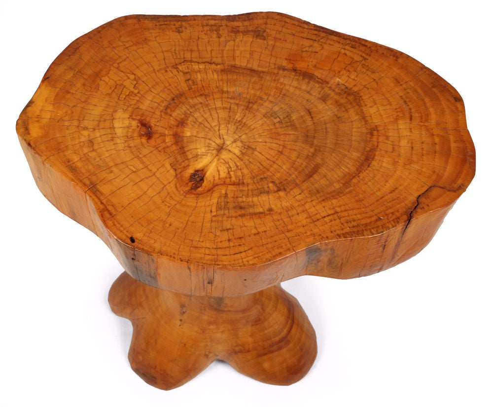 Carved American Sculpted Root Table in the manner of J.B. Blunk For Sale