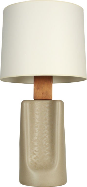 Mid-Century Modern American Ceramic Table Lamp by Jane and Gordon Martz for Marshall Studios For Sale