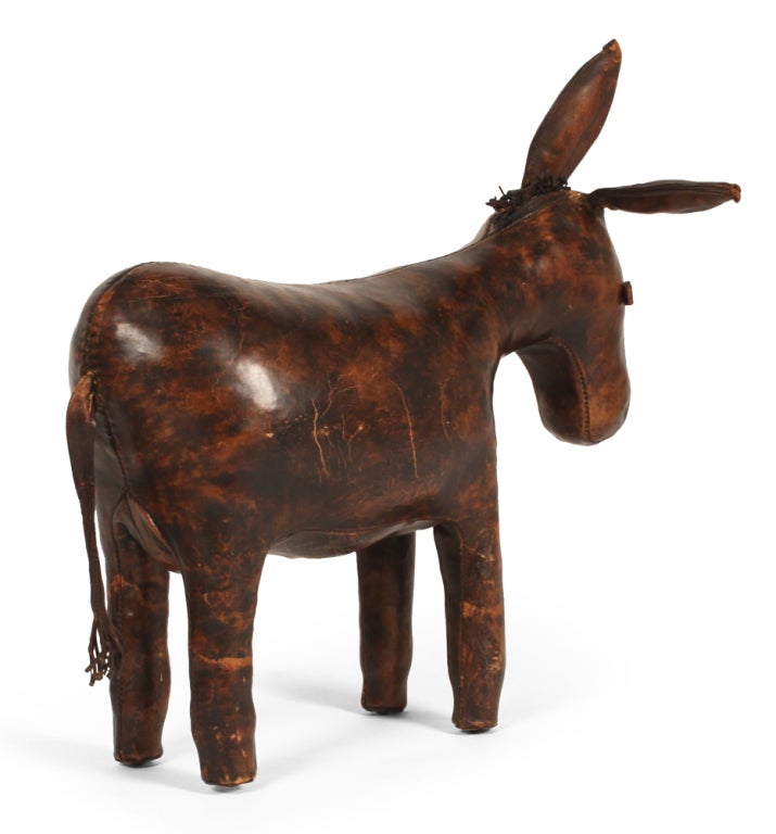 Stuffed Leather Donkey by Omersa 1