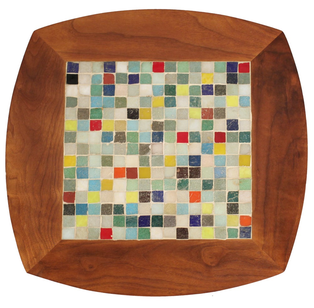 Mid-20th Century Mosaic Glass Tile Top Gueridon by Tony Paul for Westwood