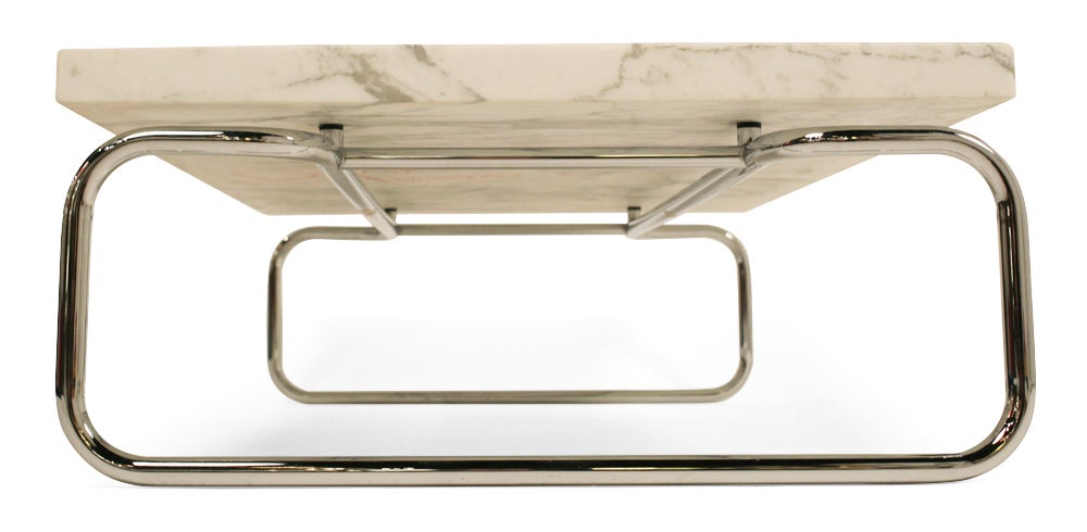 Monolithic Marble Cocktail Table by Michael McCarthy for Cassina For Sale 3