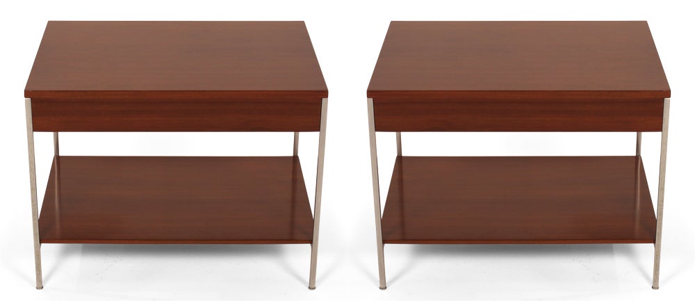 American Single Drawer End Tables by George Nelson for Herman Miller In Excellent Condition For Sale In New York, NY