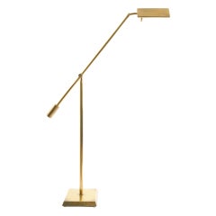 Counter Balance Adjustable Brass Floor Lamp by Chapman