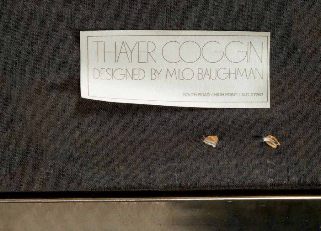 Brass X Frame Bench by Milo Baughman for Thayer Coggin 1
