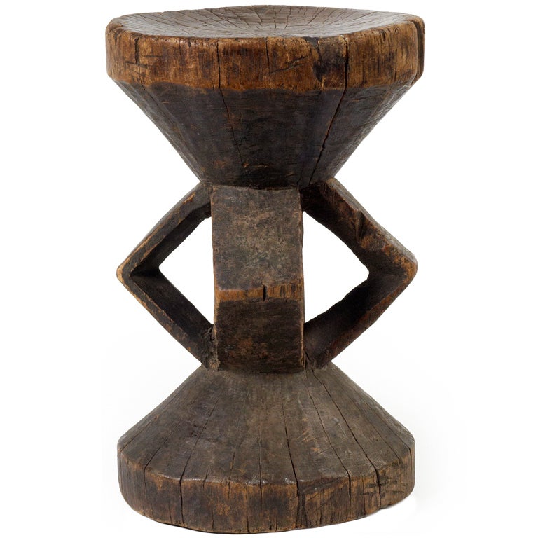 Carved African Tonga 'Chigaro' Stool