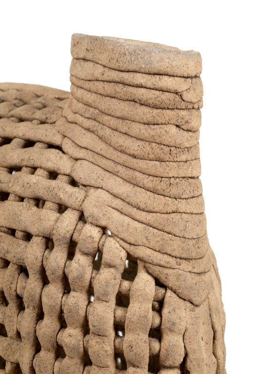 Interwoven Stoneware Vessel by Allester Dillon 1