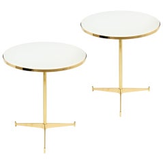 Pair of Tripod Cigarette Tables by Paul McCobb for Directional