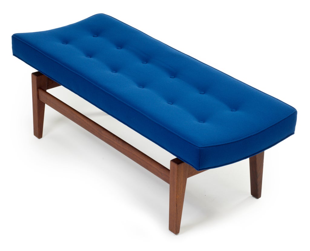 American Four Foot Floating Upholstered Benches by Jens Risom In Excellent Condition For Sale In New York, NY
