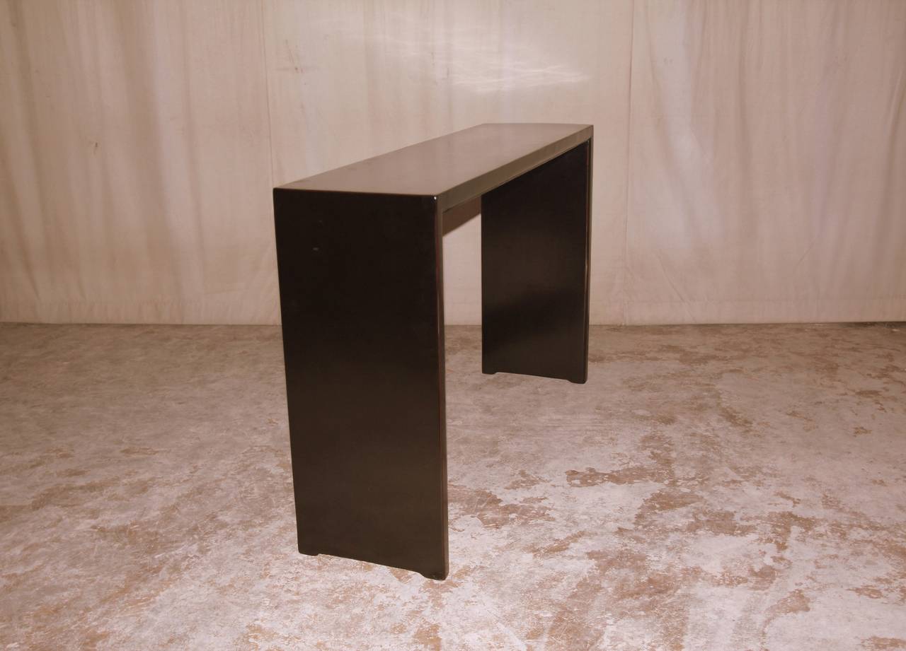 Chinese Black Lacquer Console Table