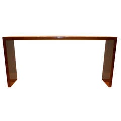 Simple and Elegant Ju Mu Wood Console Table