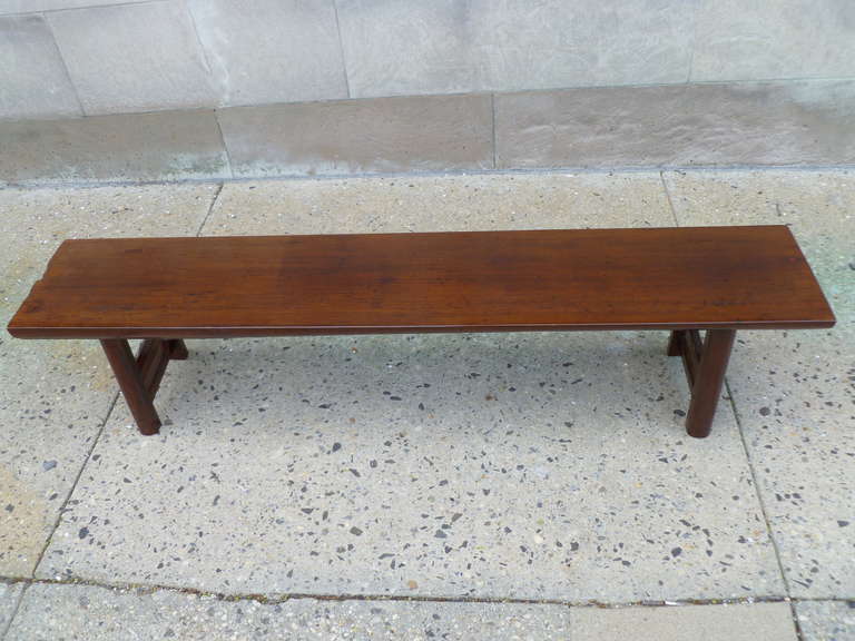 19th Century Fine Jumu Wood Bench