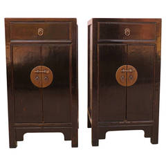 Pair of Black Lacquer Chests 11