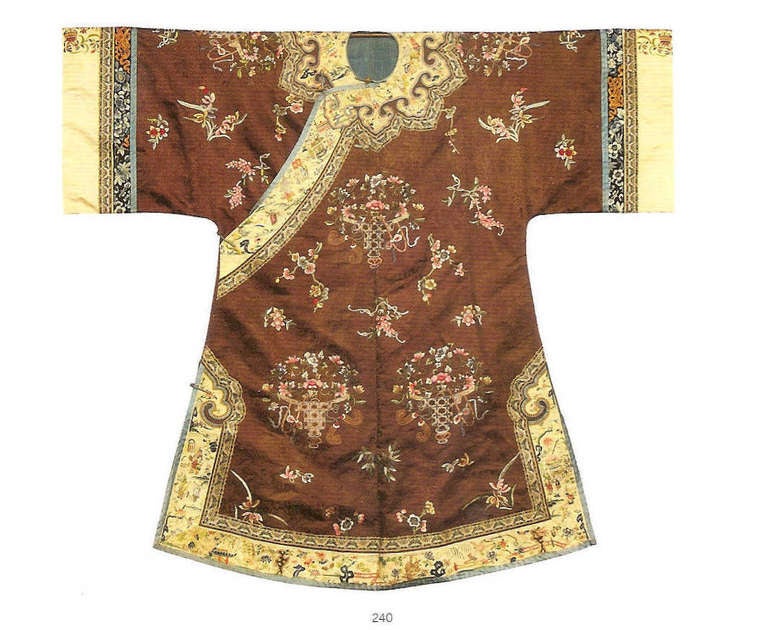 Fine Chinese Qing Dynasty Aristocrat Lady Robe 5