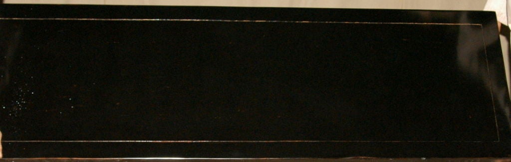black sideboard