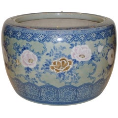 Fine Japanese Porcelain Hibachi Basin