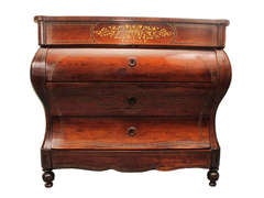 Portugese rosewood chest of drawers