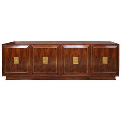 Jacques Adnet Rosewood Cabinet