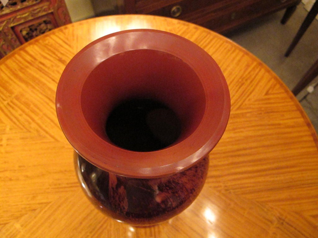Lithyalin glass vase.