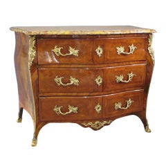 Louis XV Gilt Metal Mounted Commode