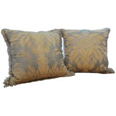 Vintage Silk Fortuny Pillows