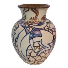 Large Pottery Vase By Knapstrub