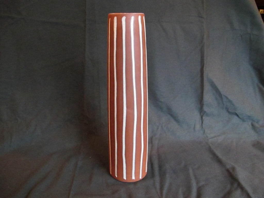 French pottery vase signed Roche.