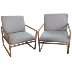 Pair of Ward Bennett Chairs