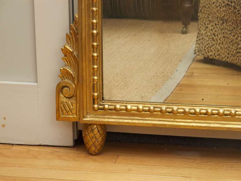 Pair of Carved Gilt Wood Mirrors 1
