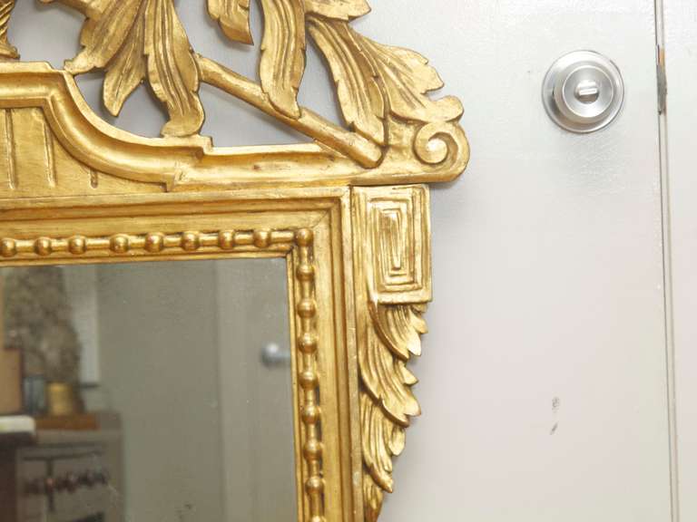 Pair of Carved Gilt Wood Mirrors 2