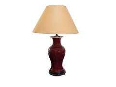 Chinese oxblood lamp