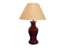 Chinese oxblood lamp