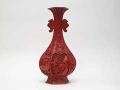 Antique Chinese Cinnabar vase