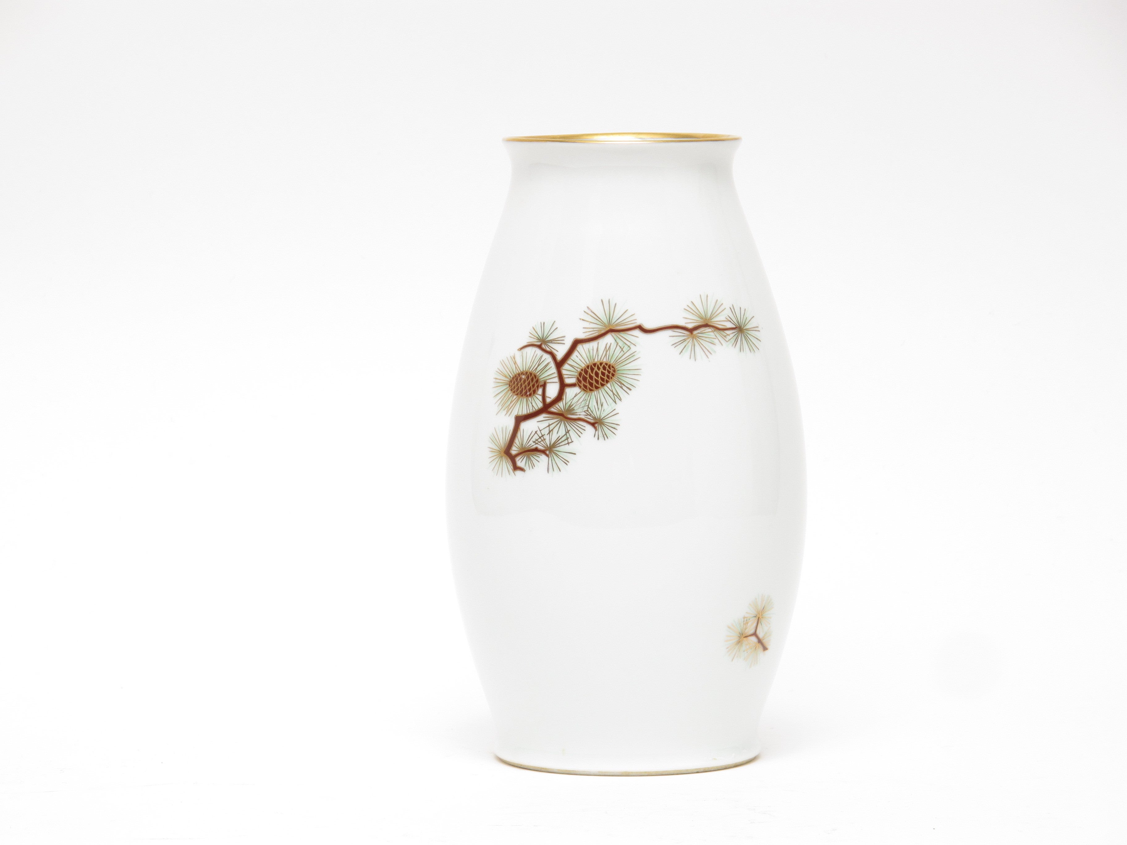 Fukagawa hand painted vase