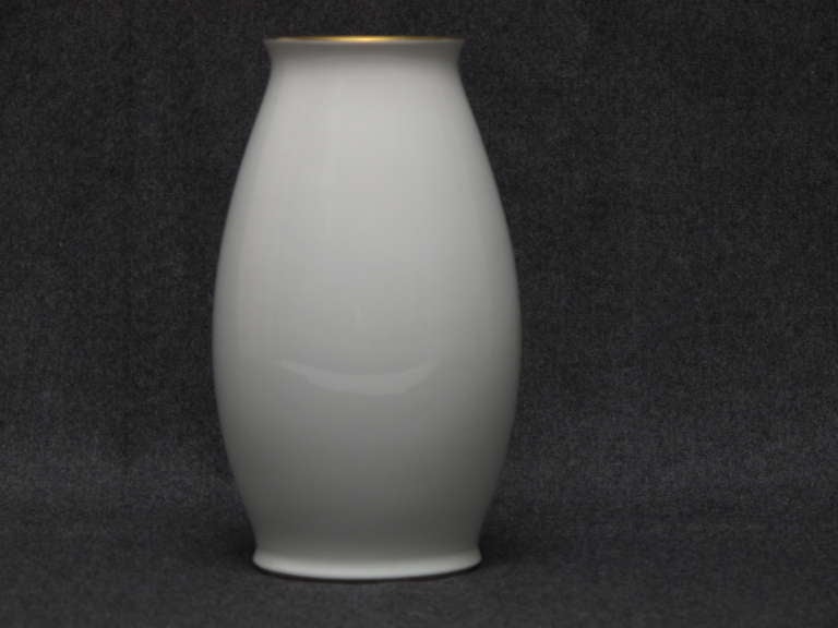 20th Century Fukagawa hand painted vase