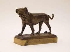 French bronze Mastiff