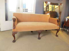 Irish carved settee 50% off
