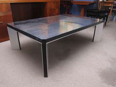 Large Aluminum coffee table 50% off