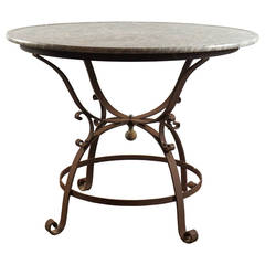French Marble-Top Center Table French Marble-Top Center Table