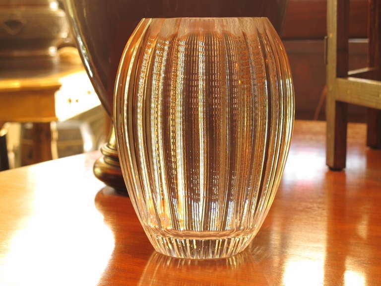 Orrefors glass vase