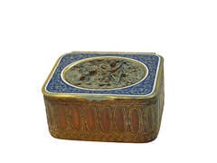 French bronze doré box