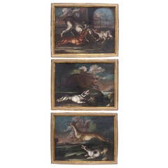 Italian Hunt Scene Paintings