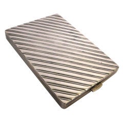 Sterling Silver Cigarette Case