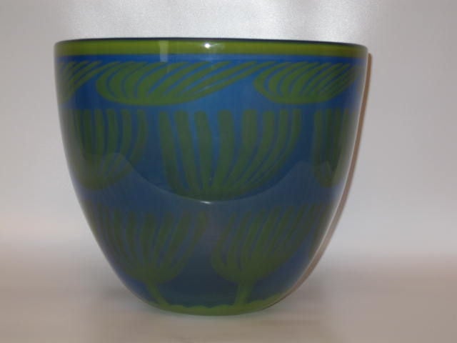 Orrefors Vase By Gunnar Cyren