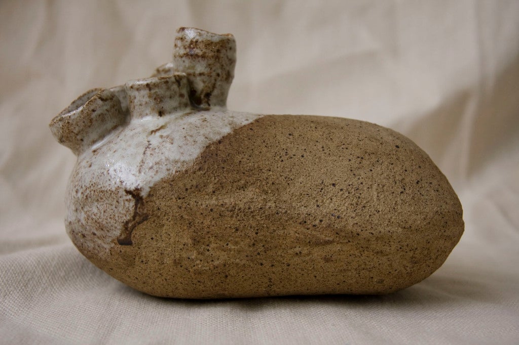 American Art Pottery Aorta Heart Vase Sculpture